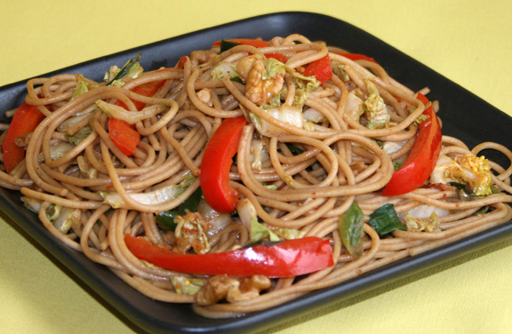 Asian Fusion Noodles For Chinese New Year 