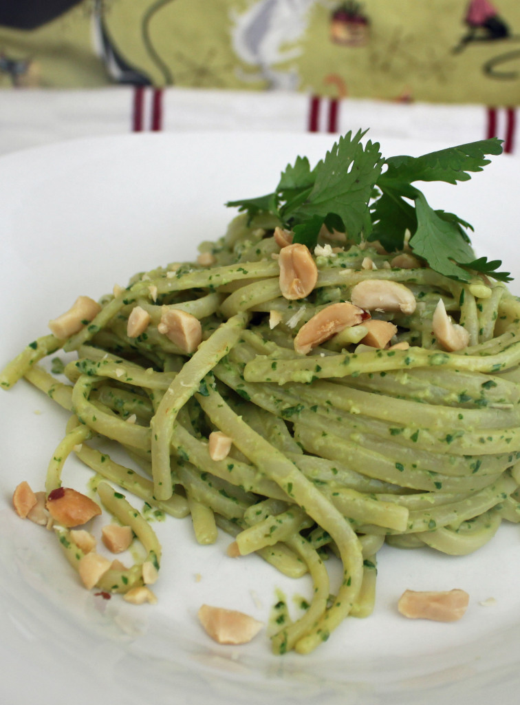 Linguine with Thai Pesto | Vegan Heritage Press