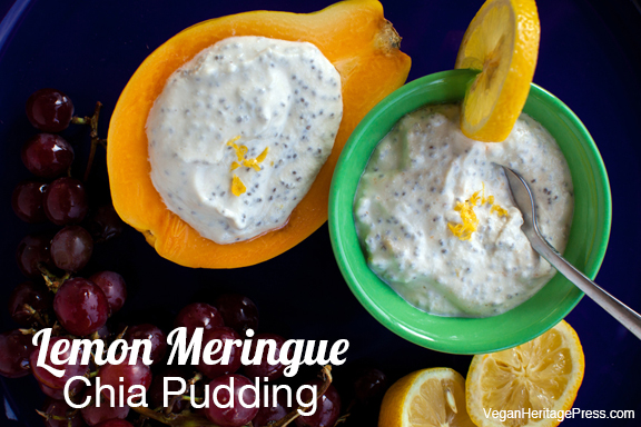 Lemon Meringue Chia Pudding