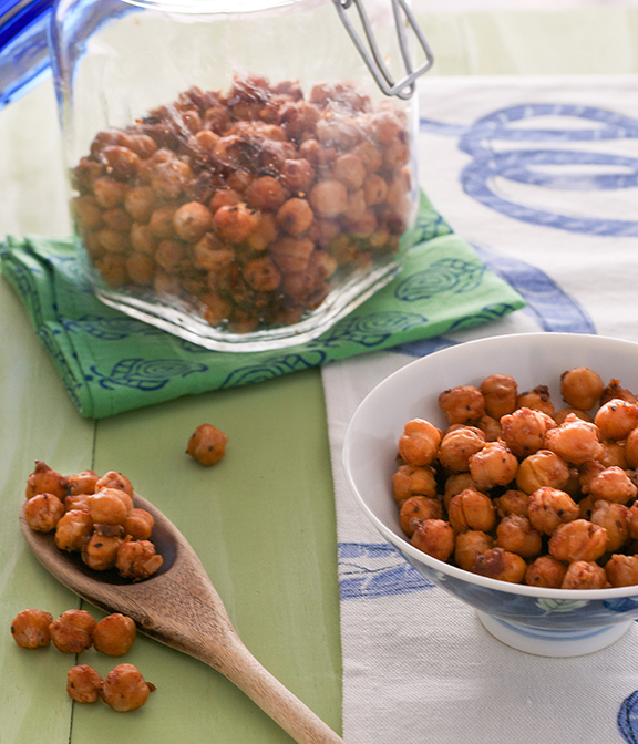 BBQ Roasted Chickpea Snack