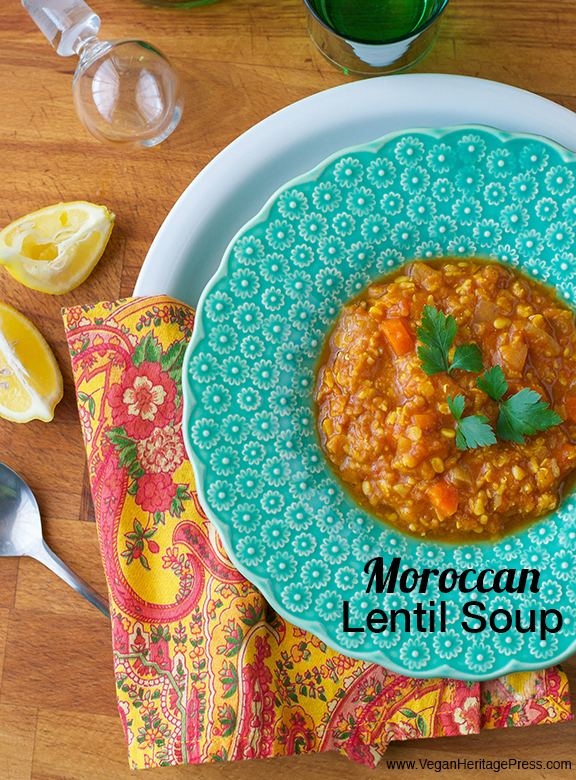 Moroccan Lentil Soup from The Abundance Diet by Somer McCowan