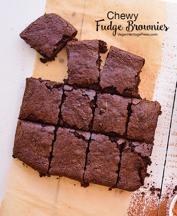Chewy Fudge Brownies from Aquafaba by Zsu Dever
