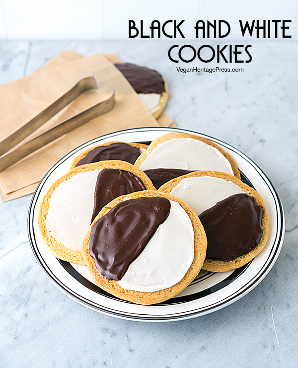 Black and White Cookies from NYC Vegan by Michael Suchman and Ethan Ciment