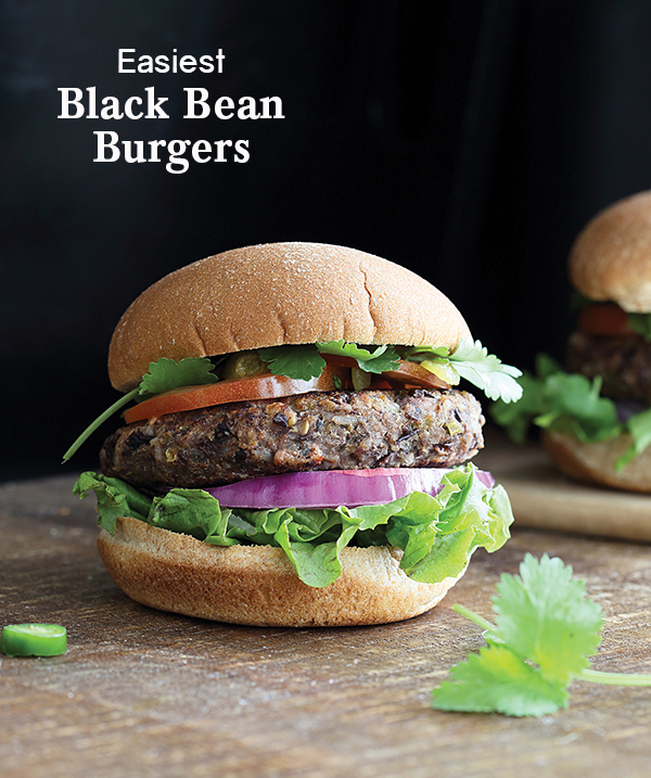 Easiest Black Bean Burgers from Vegan Richa's Everyday Kitchen by Richa Hingle