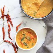 Red Curry Soup with Lentils