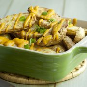 Cheesy Potato Wedges from The Vegan Air Fryer by JL Fields – vegan & gluten-free