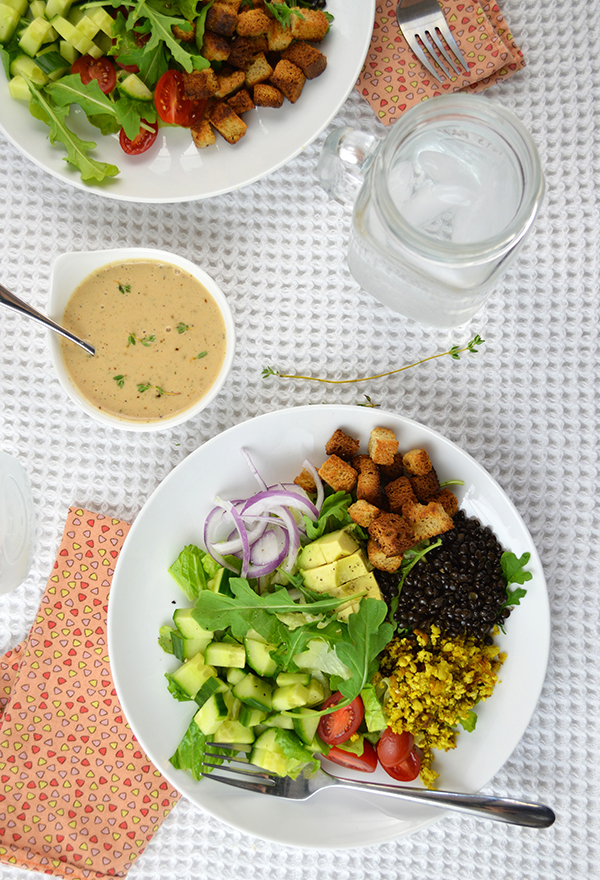 Vegan Chef’s Salad Bowl from Vegan Bowls by Zsu Dever