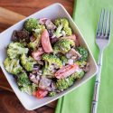 Broccoli and Tempeh Bacon Salad